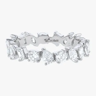 14K H-I/SI Multi Shape Diamond Eternity Ring