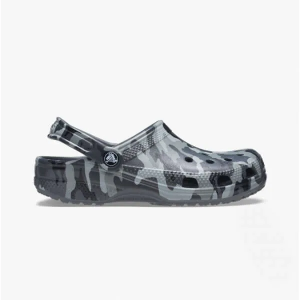 206454-0IE CLASSIC PRINTED CAMO Mens Clogs Slate Grey/Multi