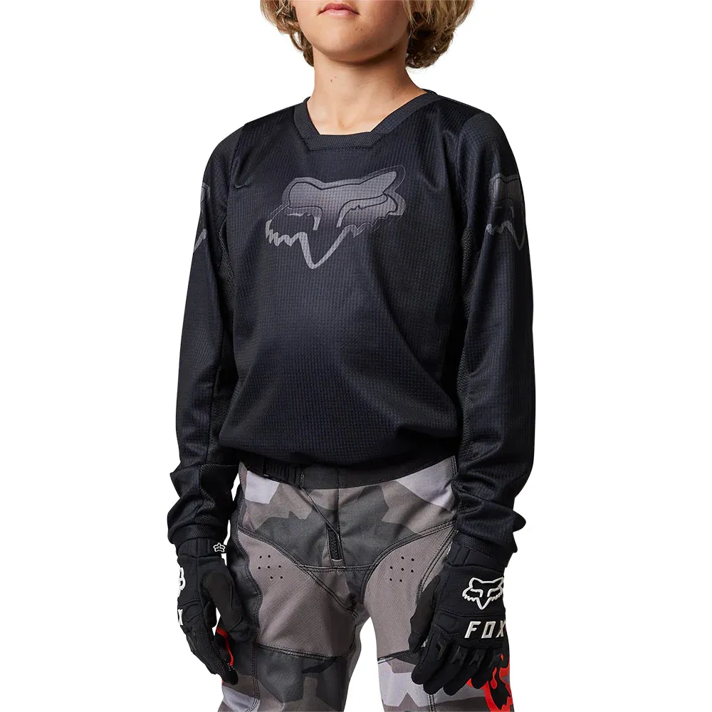 24 FOX YOUTH BLACKOUT JERSEY [BLACK/BLACK] YL