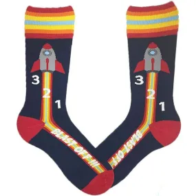 321 Blast Off Unisex Crew Sock