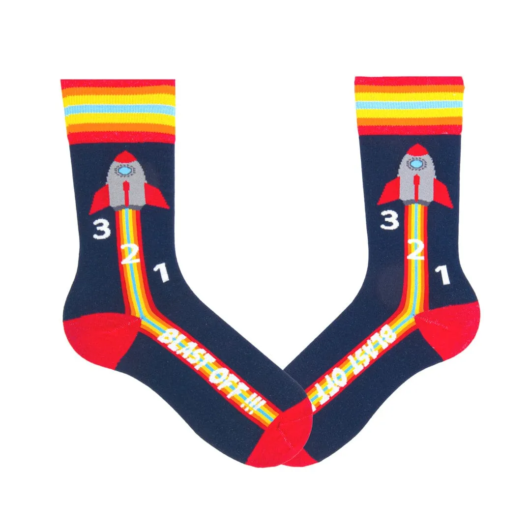 321 Blast Off Unisex Crew Sock