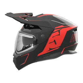 509  Delta R4 Ignite Snowmobile Helmet Fidlock Dual Electric Shield Black Aura FMVSS 218