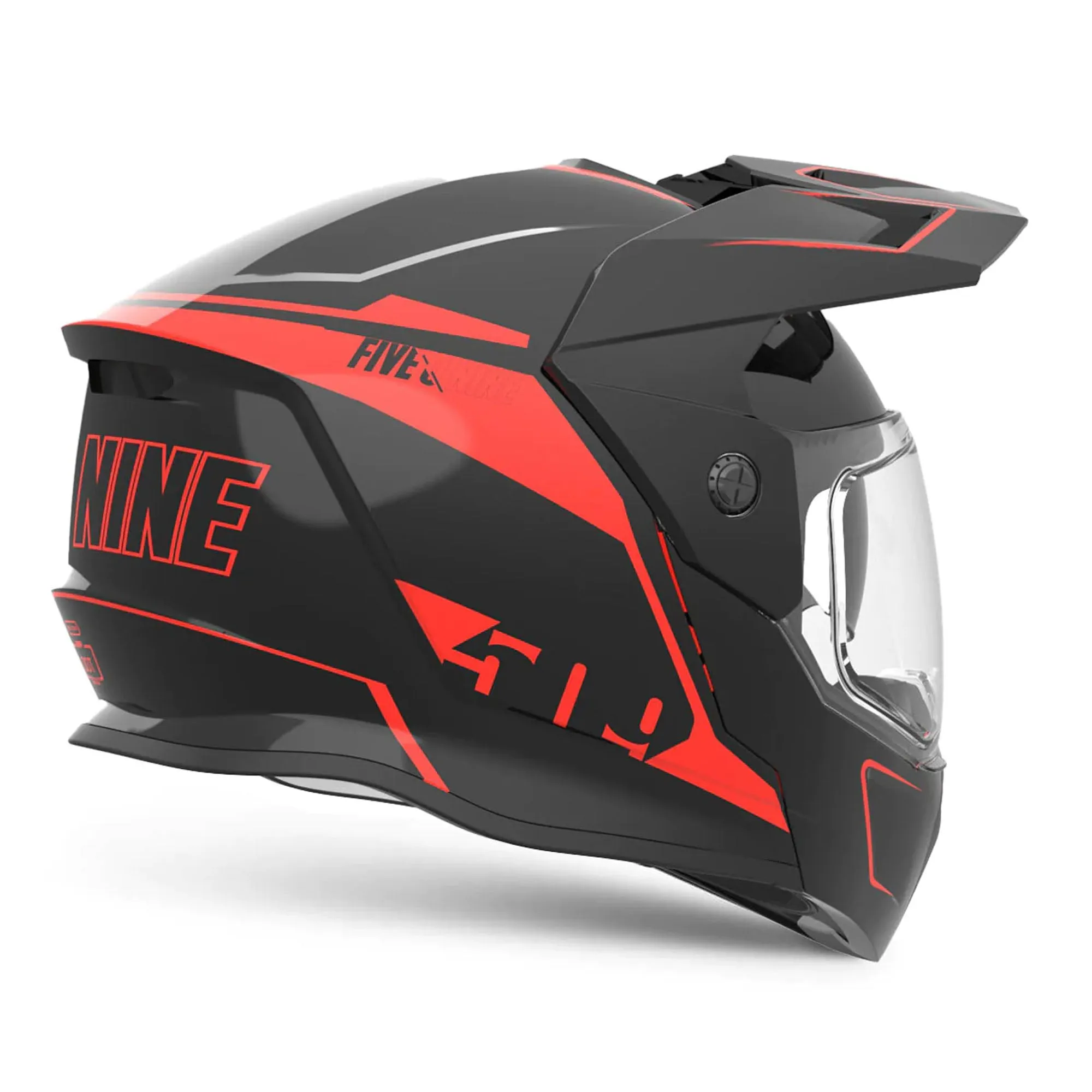 509  Delta R4 Ignite Snowmobile Helmet Fidlock Dual Electric Shield Black Aura FMVSS 218