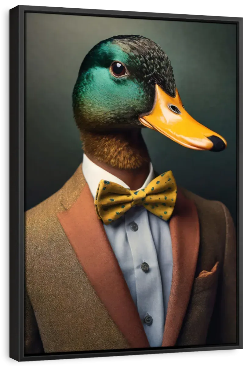 A Duck Portrait Wall Art