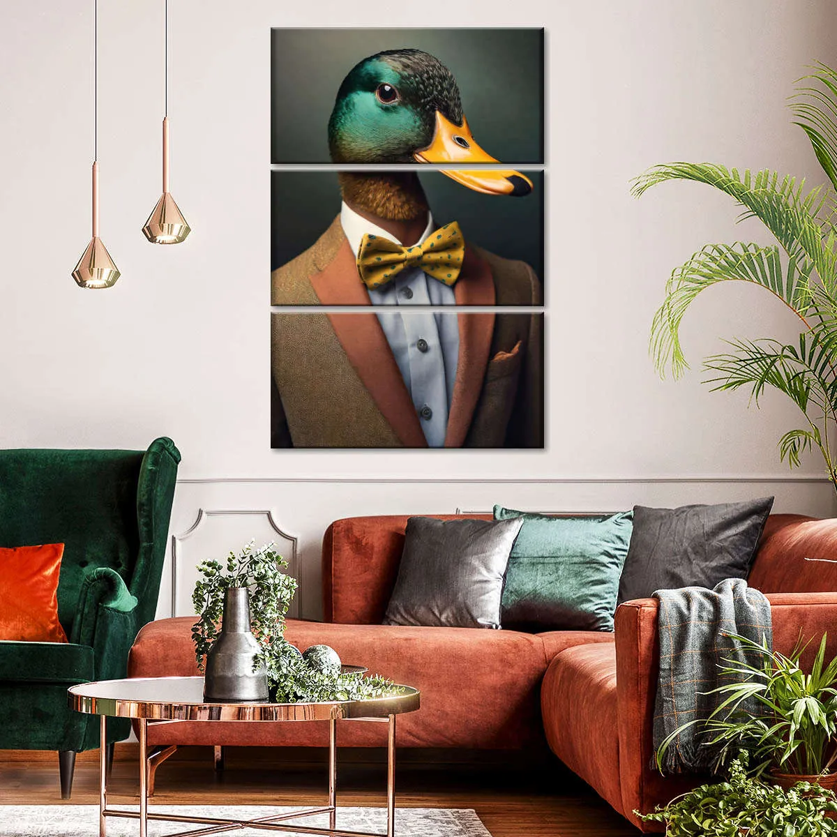 A Duck Portrait Wall Art