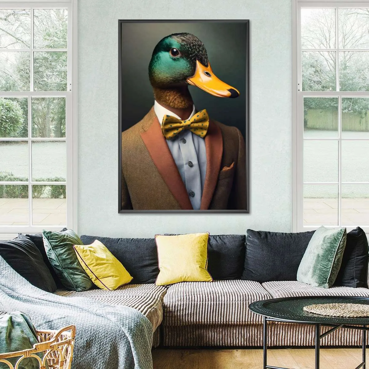 A Duck Portrait Wall Art