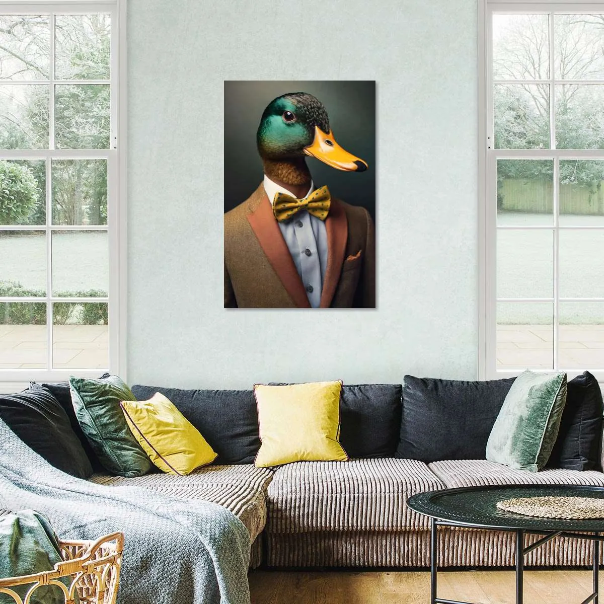 A Duck Portrait Wall Art