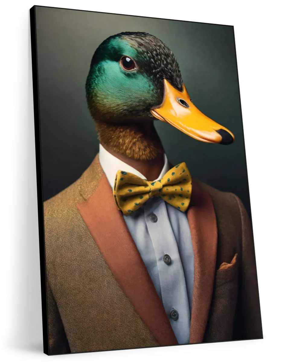 A Duck Portrait Wall Art