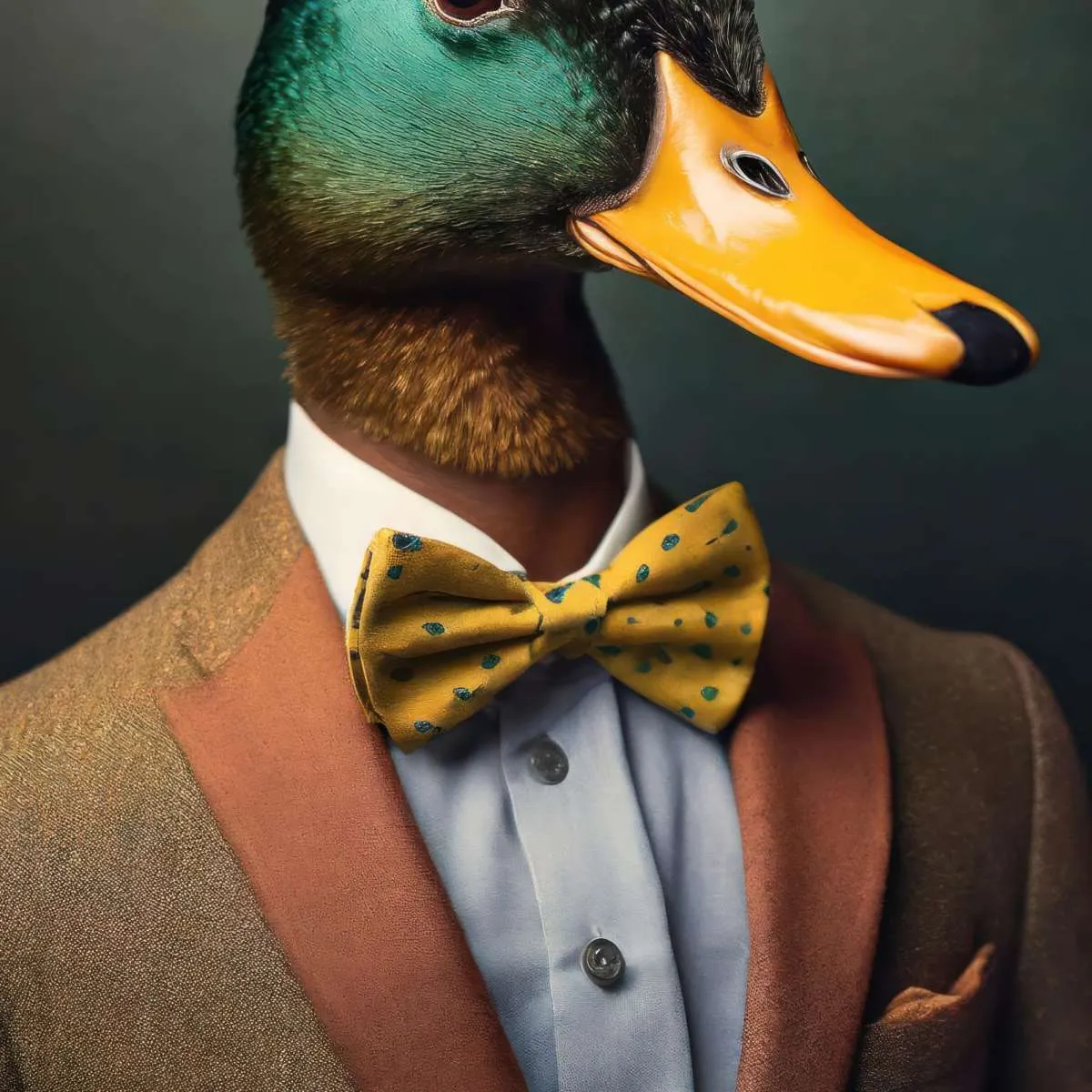 A Duck Portrait Wall Art