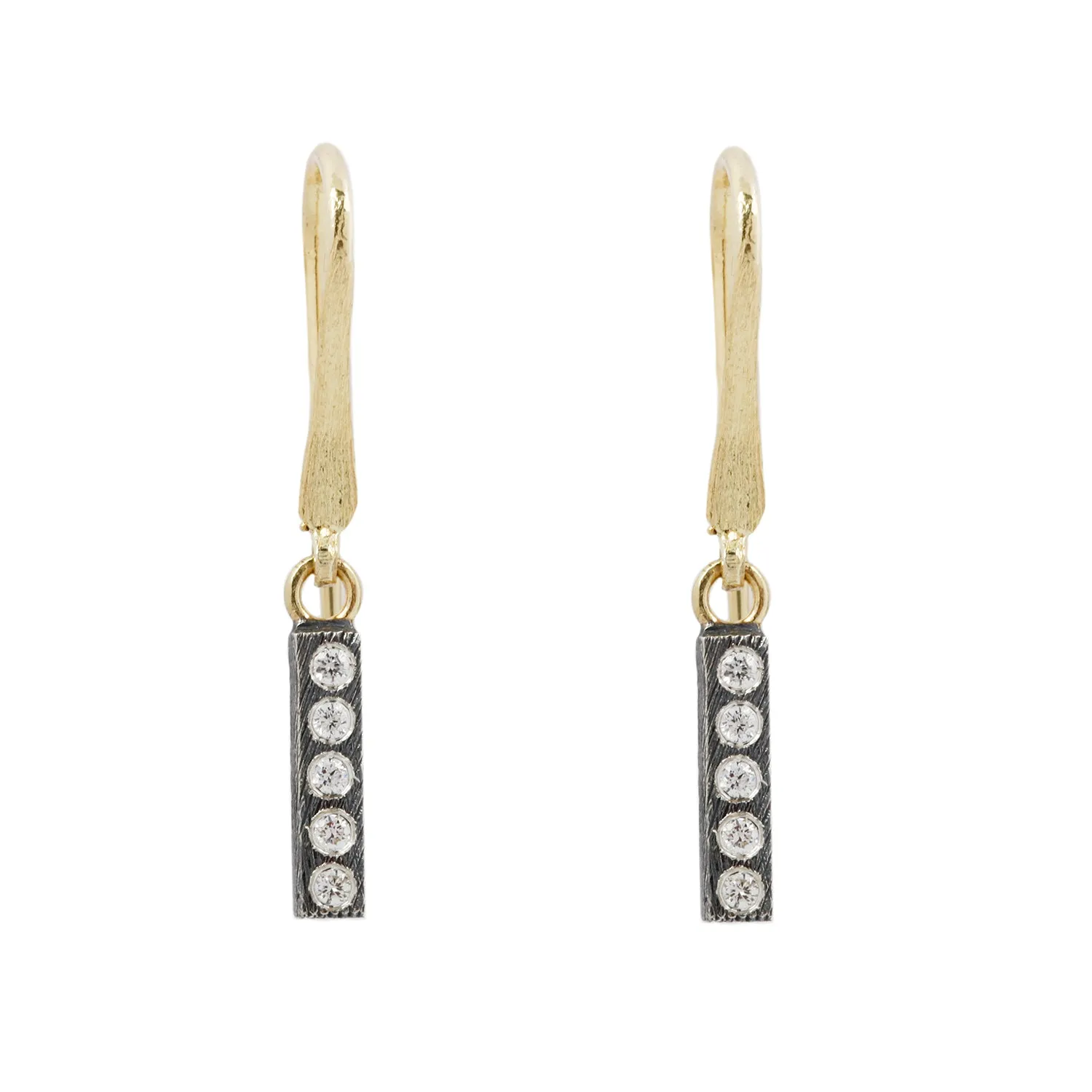 Adam Diamond Bar Earrings