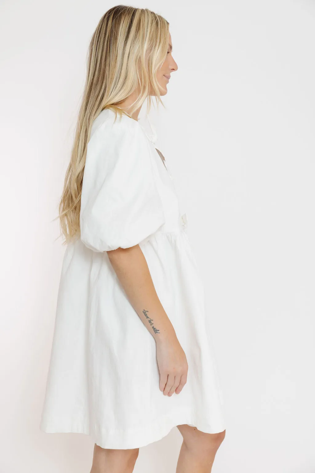 Ambrose Dress in Off White