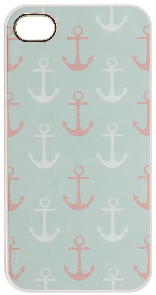 ANCHORED DOWN IPHONE CASE AQUA