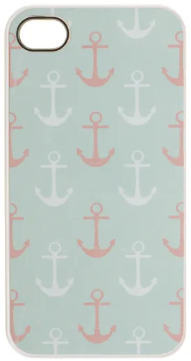 ANCHORED DOWN IPHONE CASE AQUA