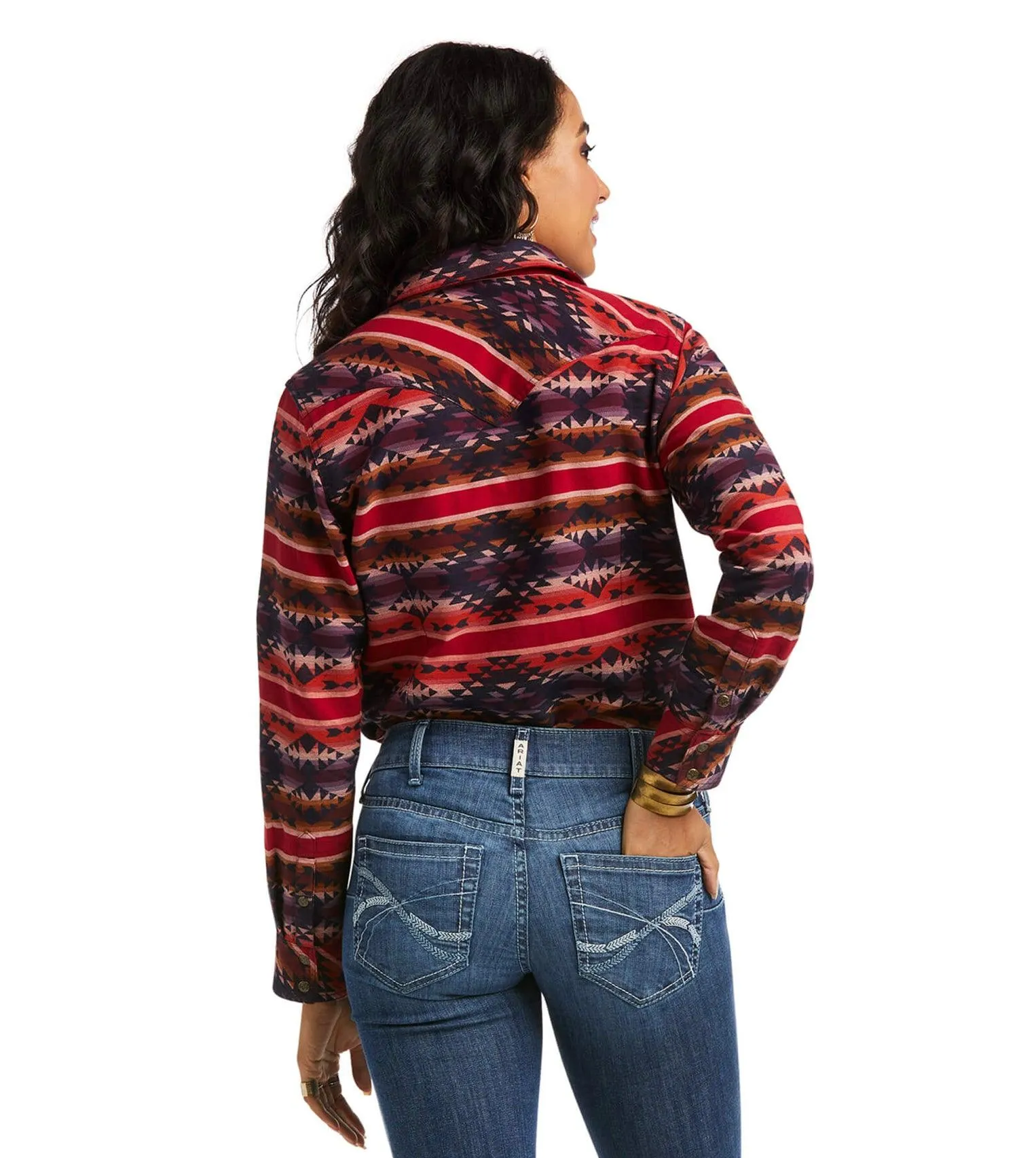 Ariat Women's Real Sedona Serape Long Sleeve Western Shirt 10037976