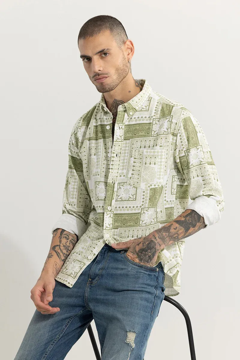 Artiful Green Corduroy Shirt