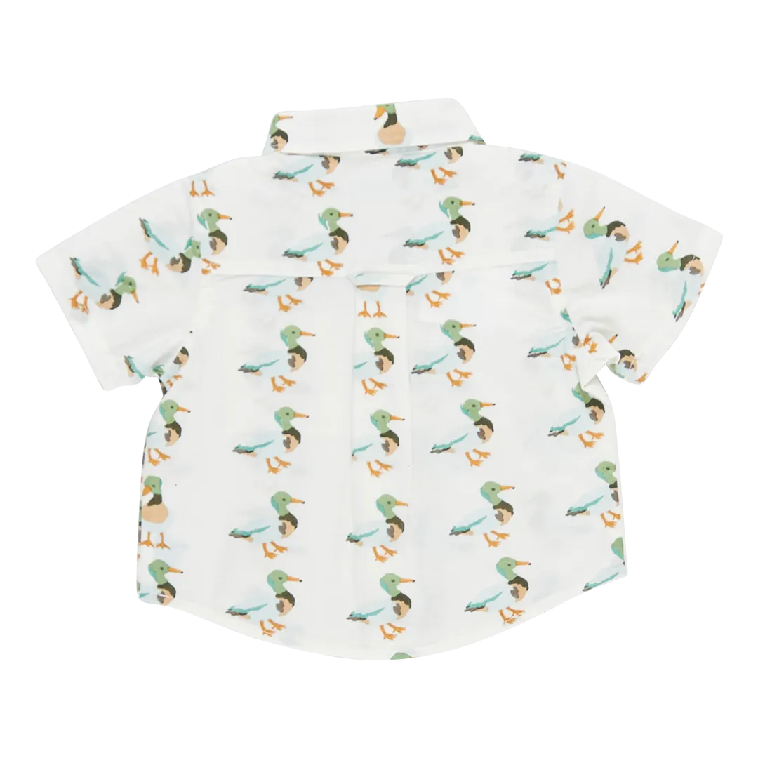 Baby Boy Jack Shirt - Mallard Friends