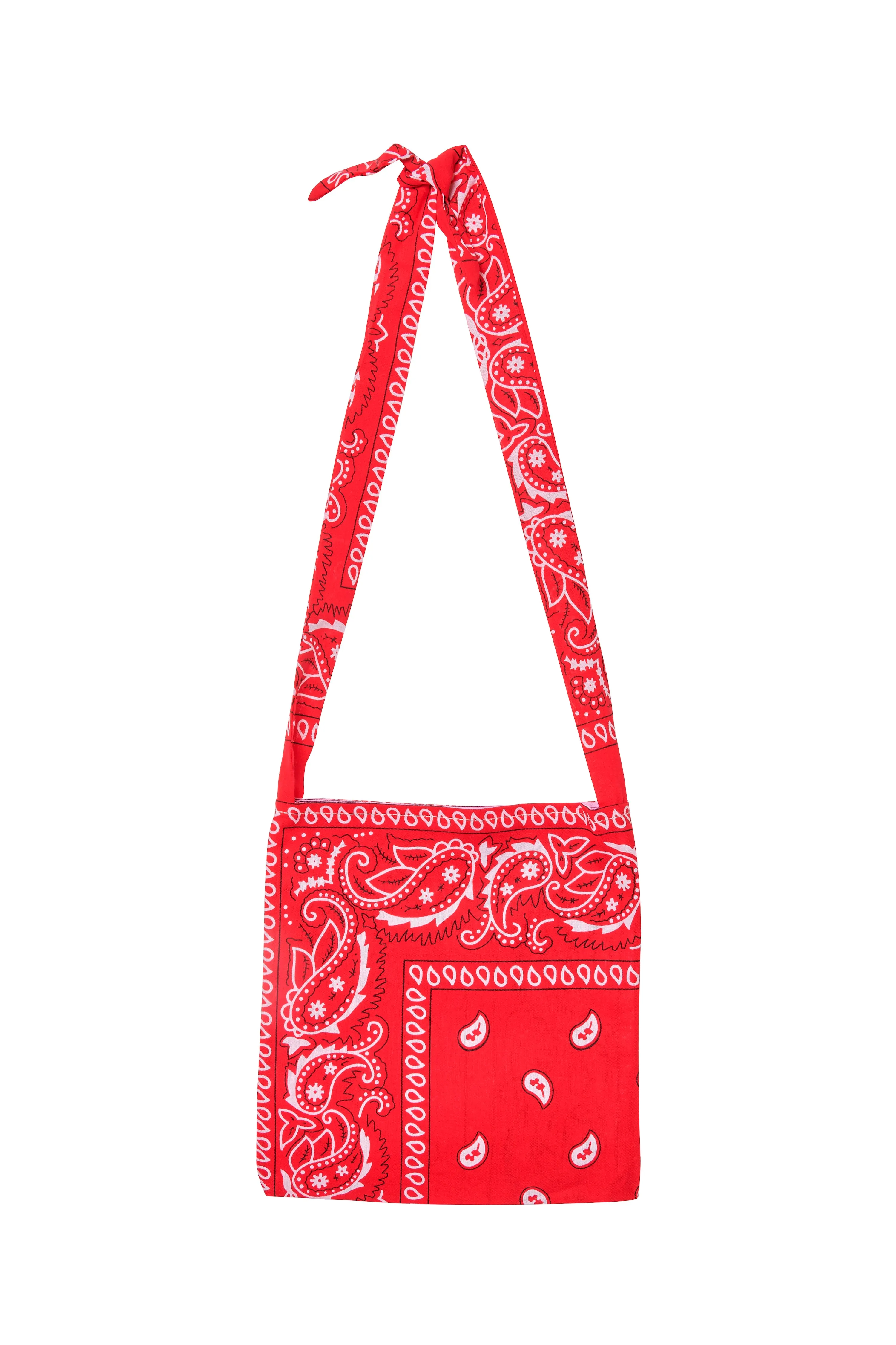 Bandana Bicolore Bag Red Pink