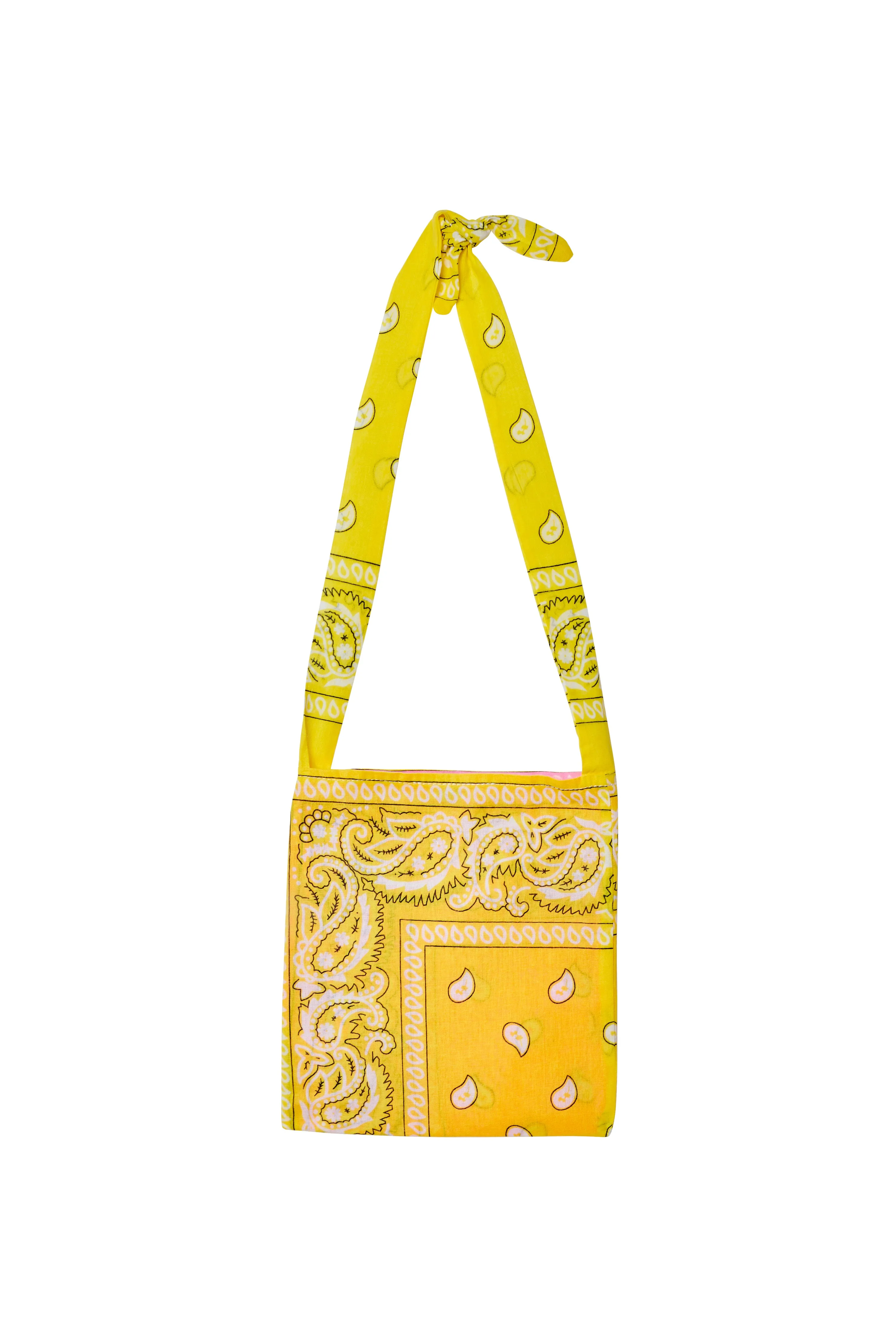 Bandana Bicolore Bag Yellow Pink