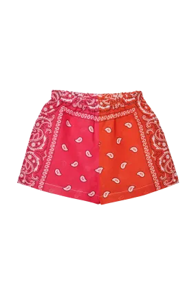 Bandana Shorts Red