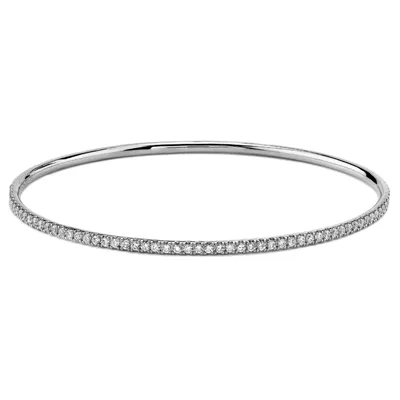 Bangle in 18k Gold with Diamonds