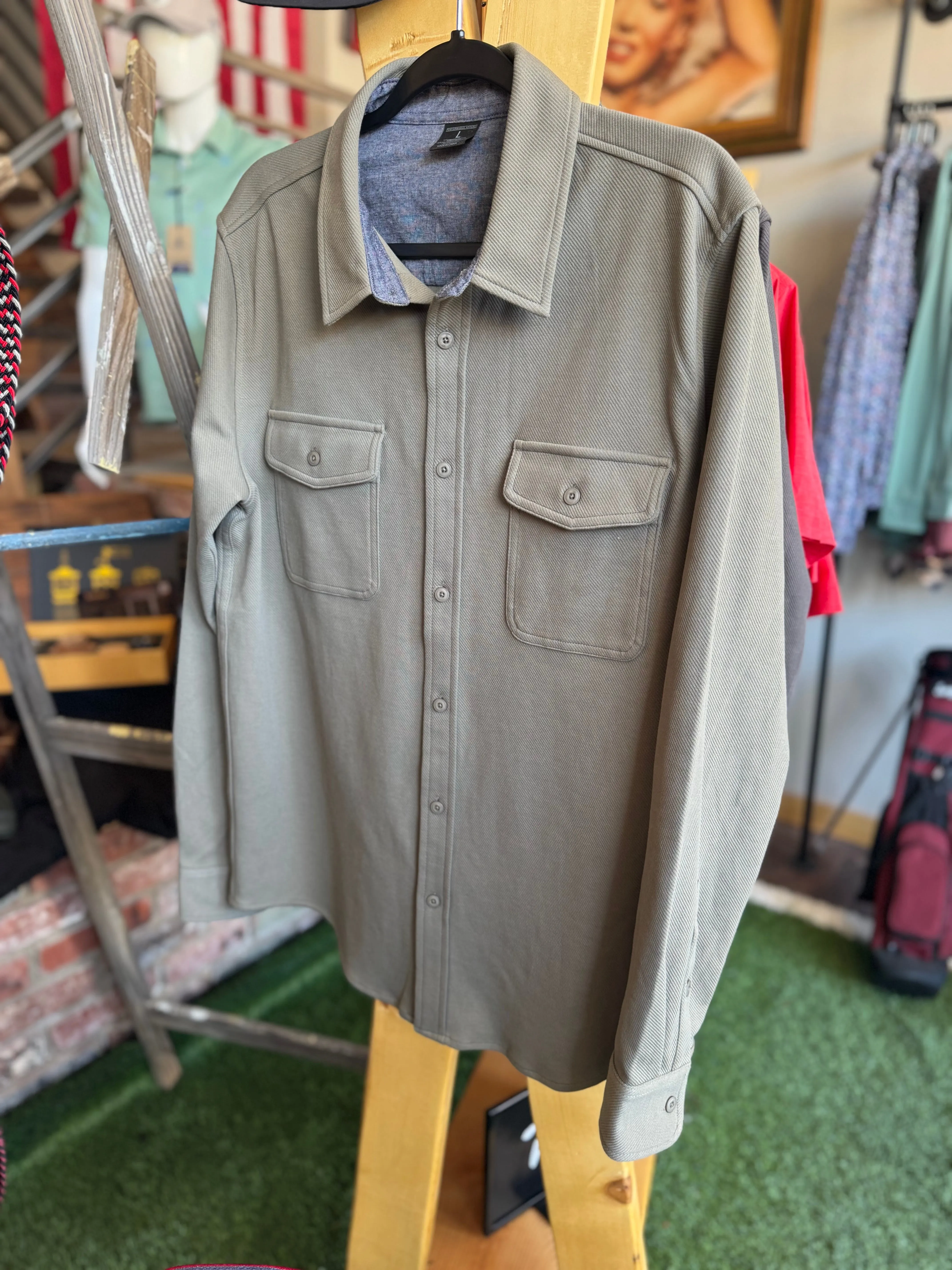 Banks Heavyweight Button Down - Olive - Cavalier