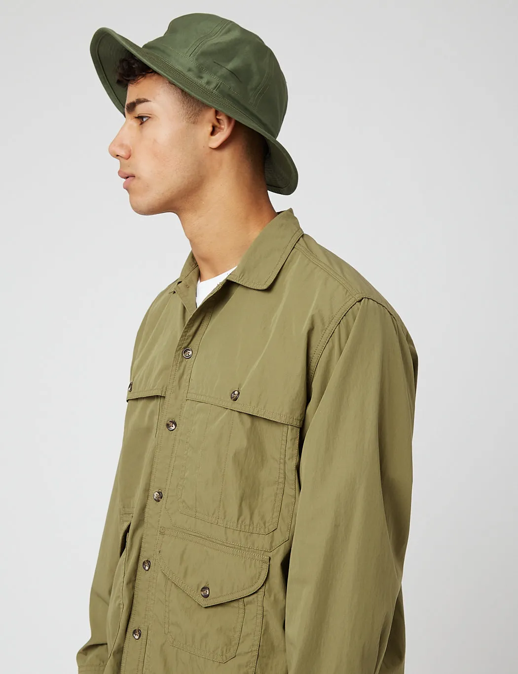 Beams Plus Adventure Shirt (Comfort Cloth) - Olive Green