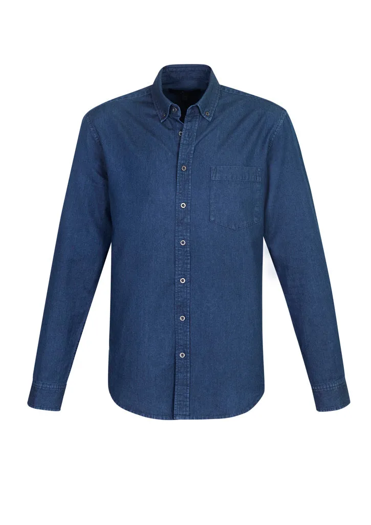 Biz Collection Indie Mens L/S Shirt  (S017ML)-Clearance