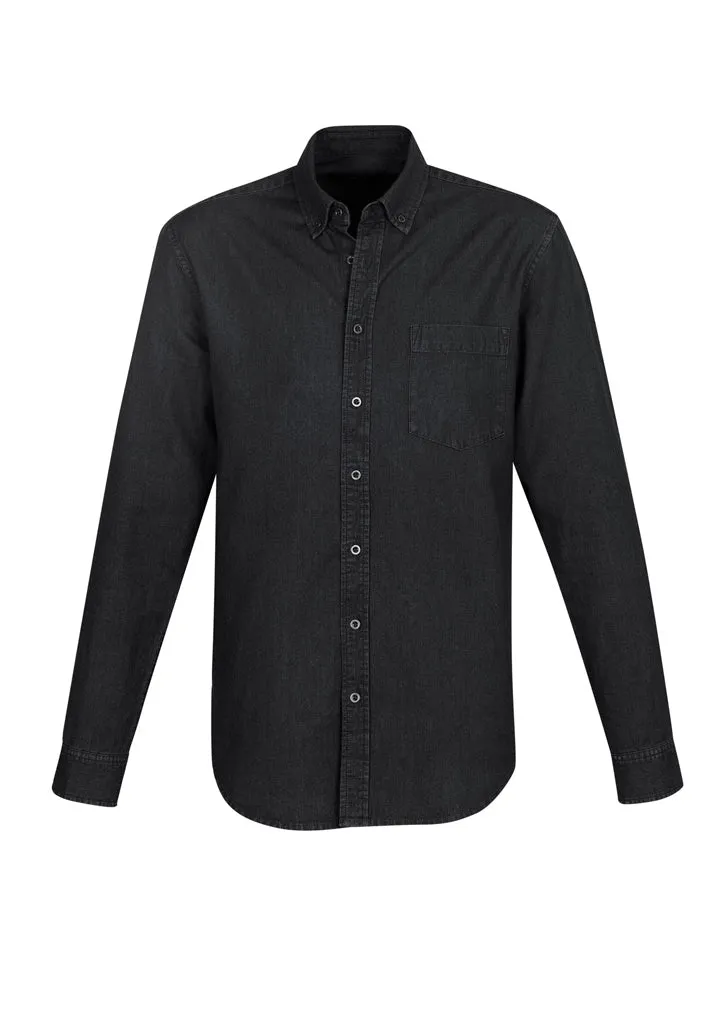 Biz Collection Indie Mens L/S Shirt  (S017ML)-Clearance