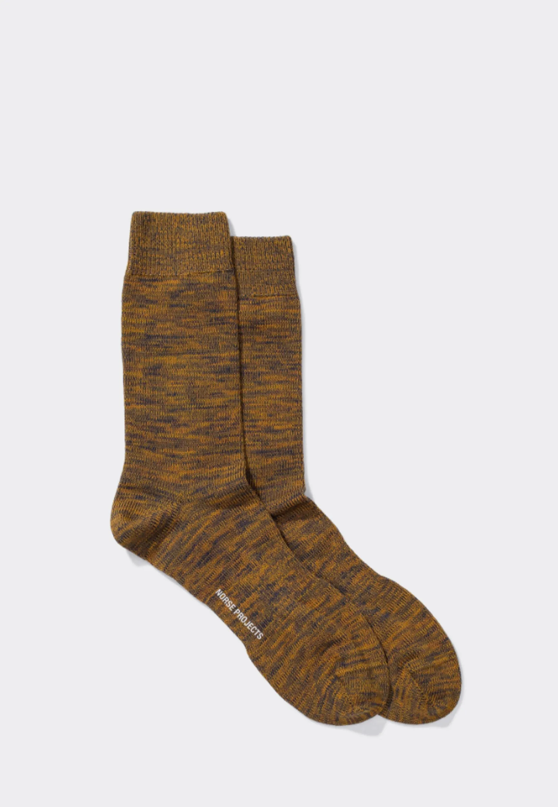 Bjarki Blend Socks - brass yellow