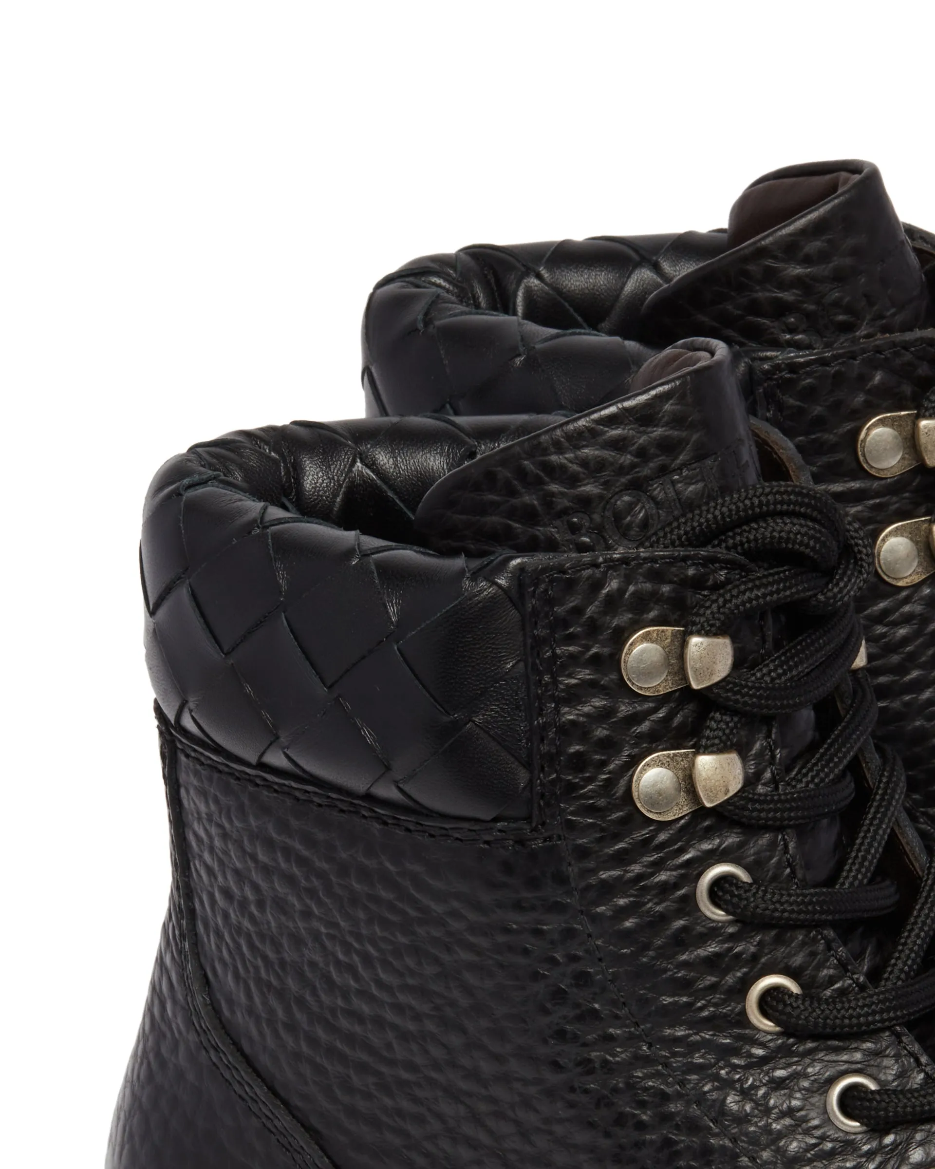 Black Haddock Lace-up Boots