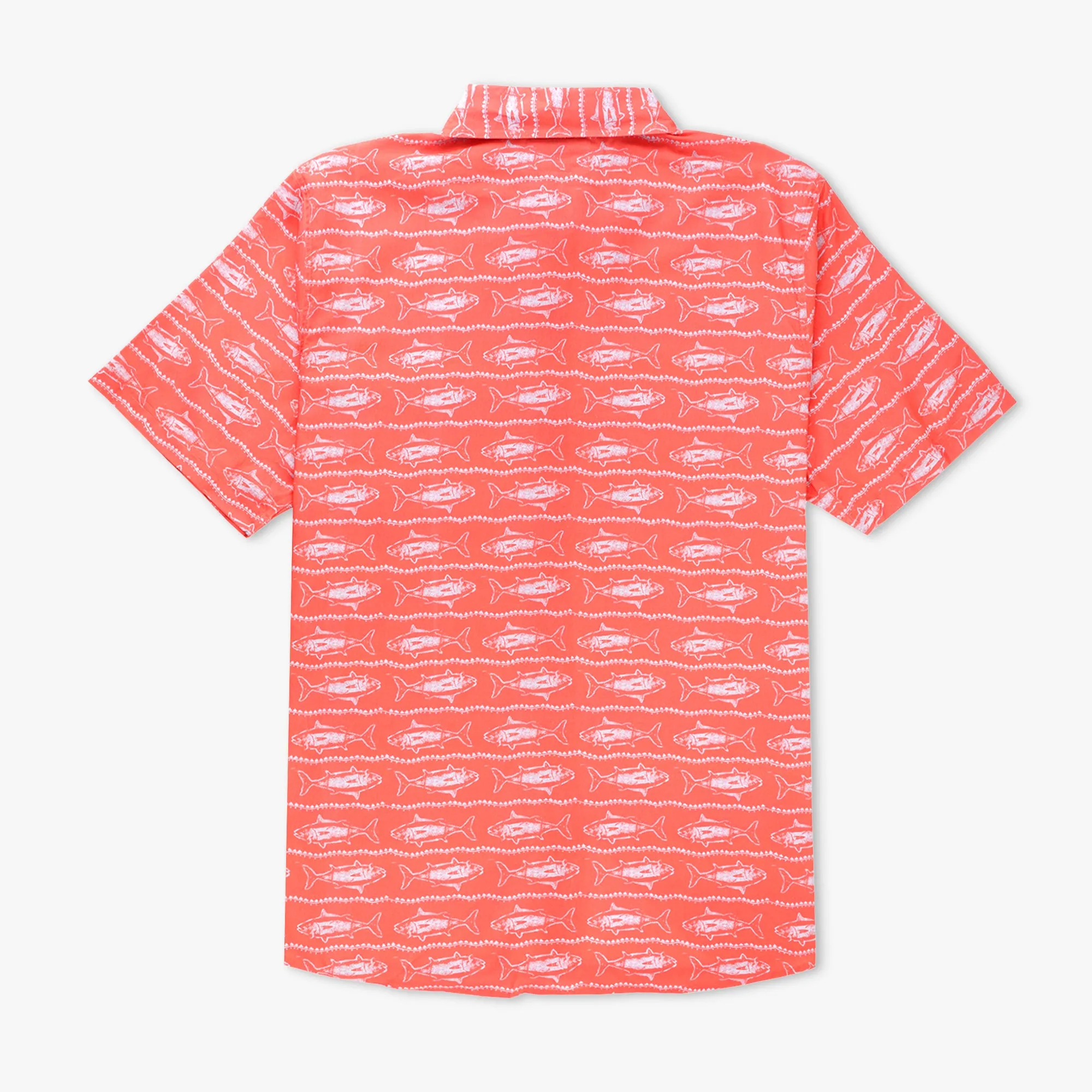 Boatbar SS Button Down Shirt | Soft Coral