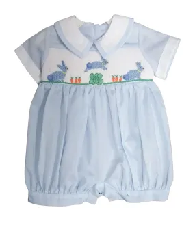 Boys Smocked Easter Romper