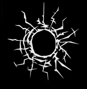 Bullet Hole Vinyl Decal