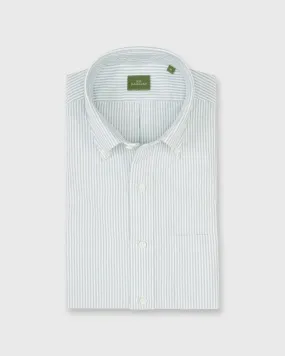 Button-Down Sport Shirt in Lovat University Stripe Oxford