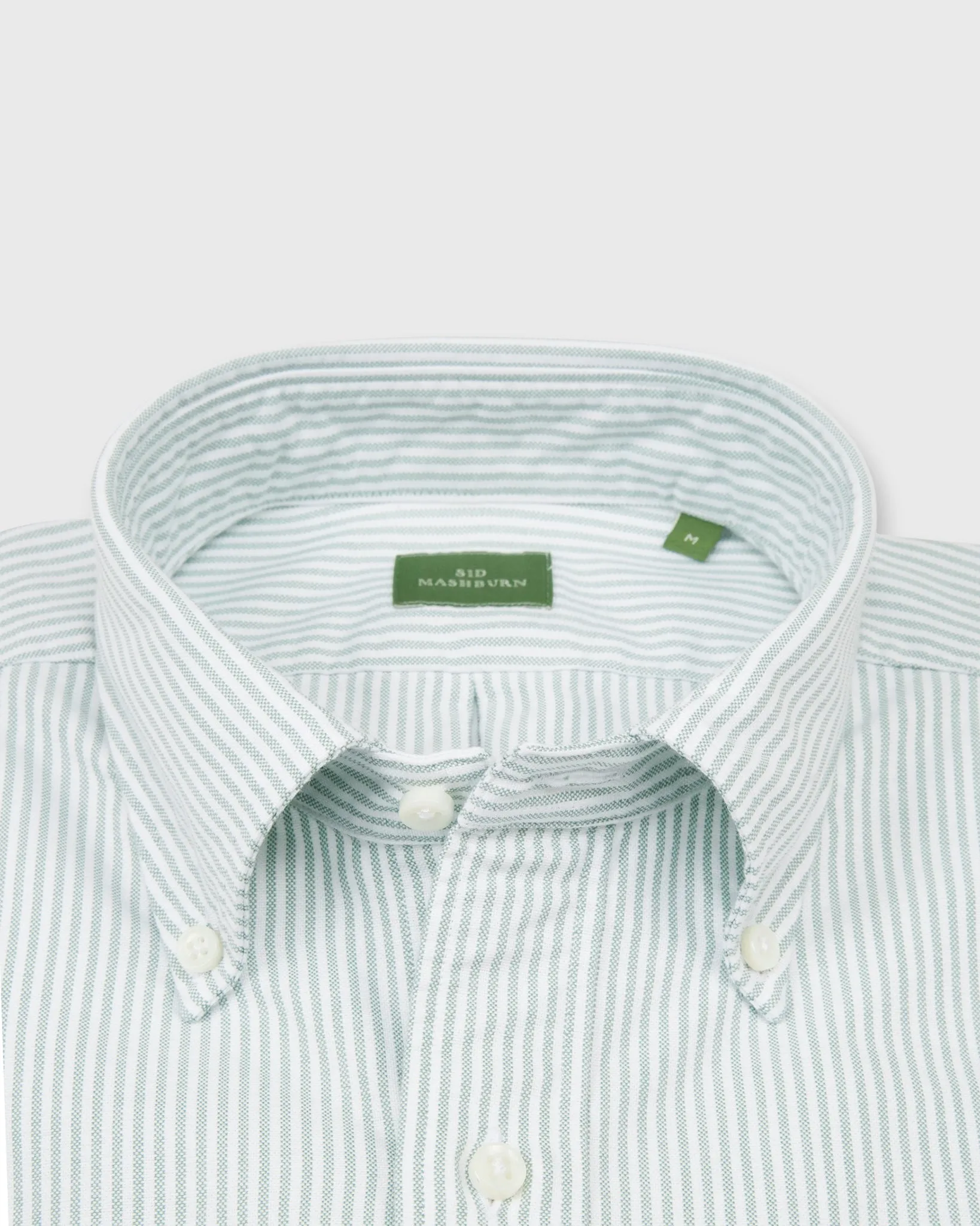 Button-Down Sport Shirt in Lovat University Stripe Oxford