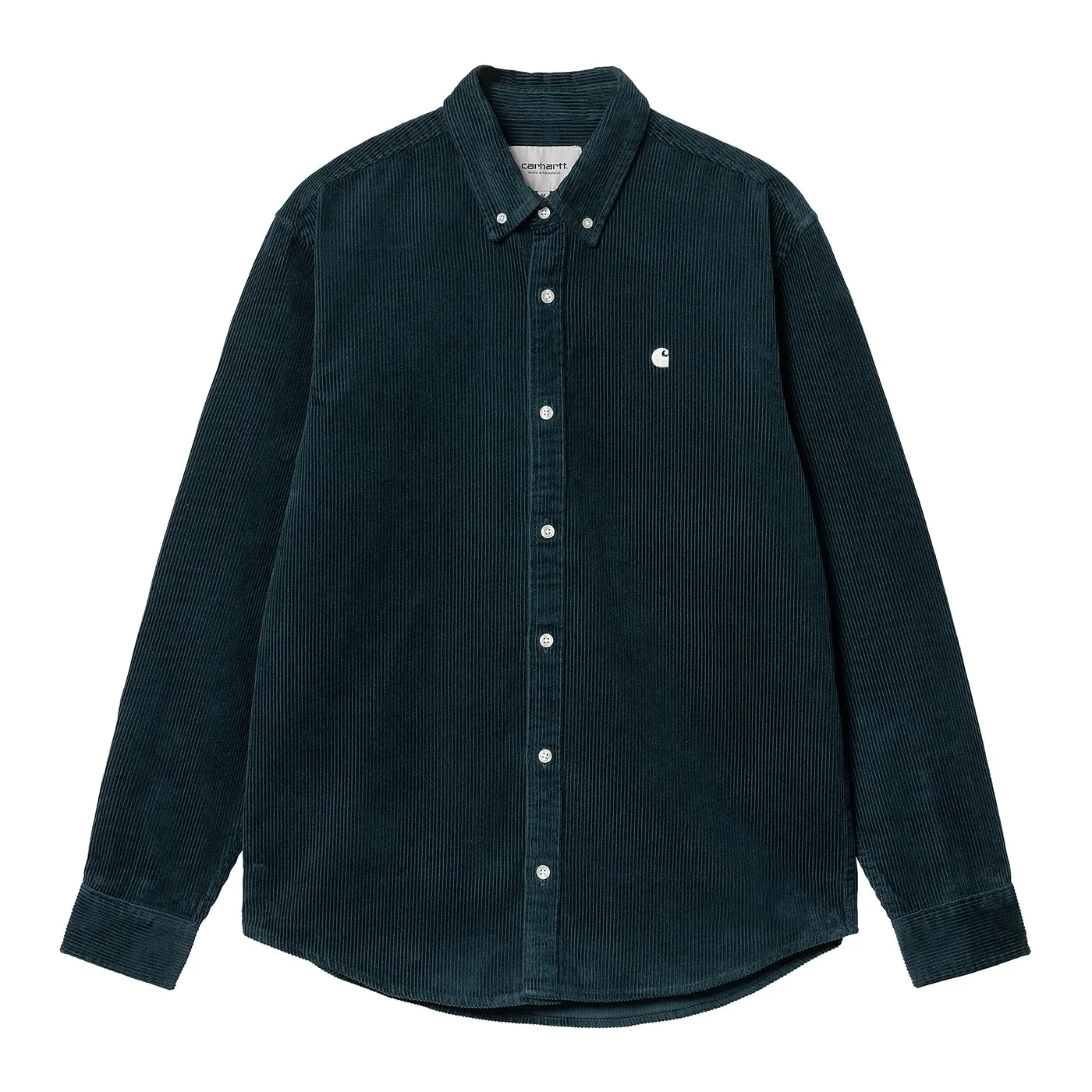 Carhartt WIP L/S Madison Cord Shirt - Duck Blue / Wax