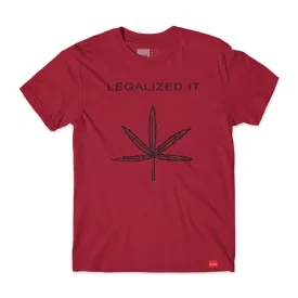 Chocolate Legalized It S/S Tee Cardinal