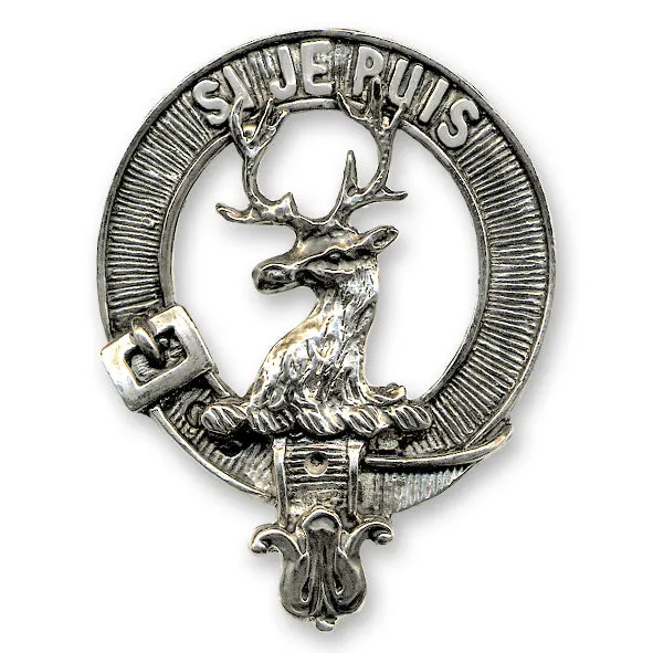 Clan Crest Cap Badge Surnames M-Z