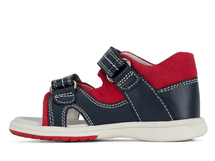 Clarks KURT in Navy/Red (Size EU 20-31)