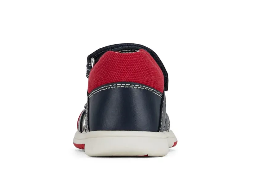 Clarks KURT in Navy/Red (Size EU 20-31)