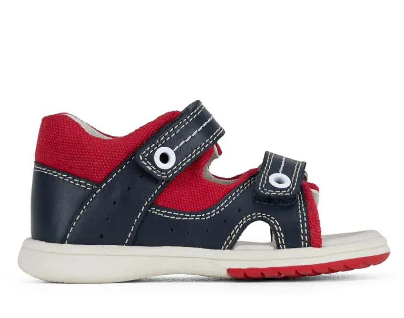 Clarks KURT in Navy/Red (Size EU 20-31)