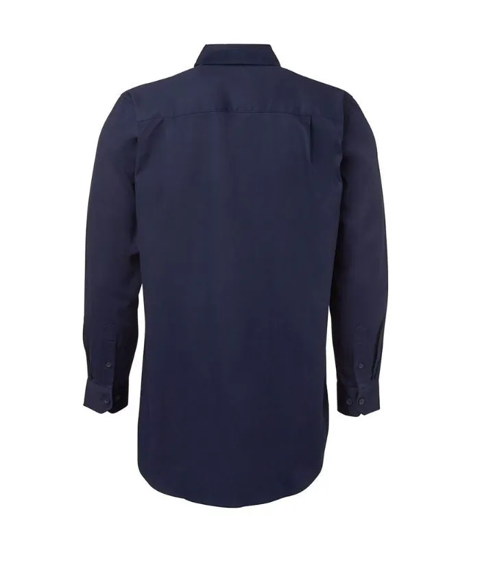 Closed Front Drill Long Sleeve Shirt