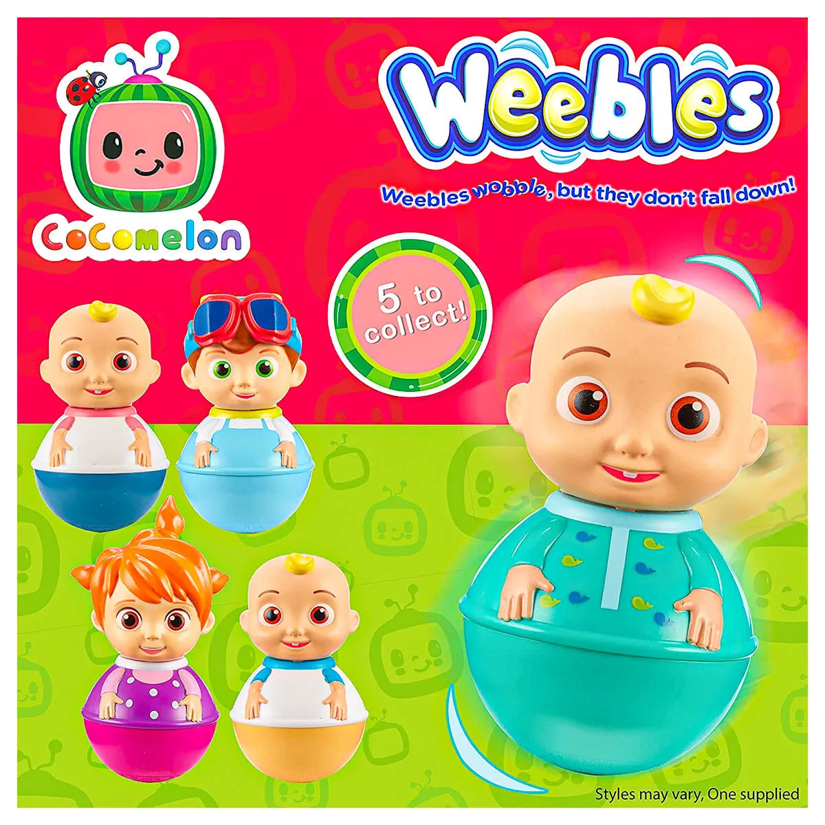 CoComelon Weebles Figure (styles vary)