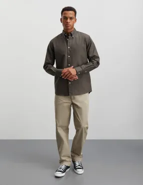 Cotton Oxford Sune Shirt BD, Beluga