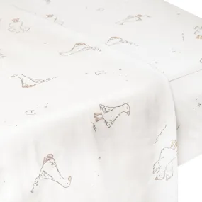 Crib flat sheet - Goose