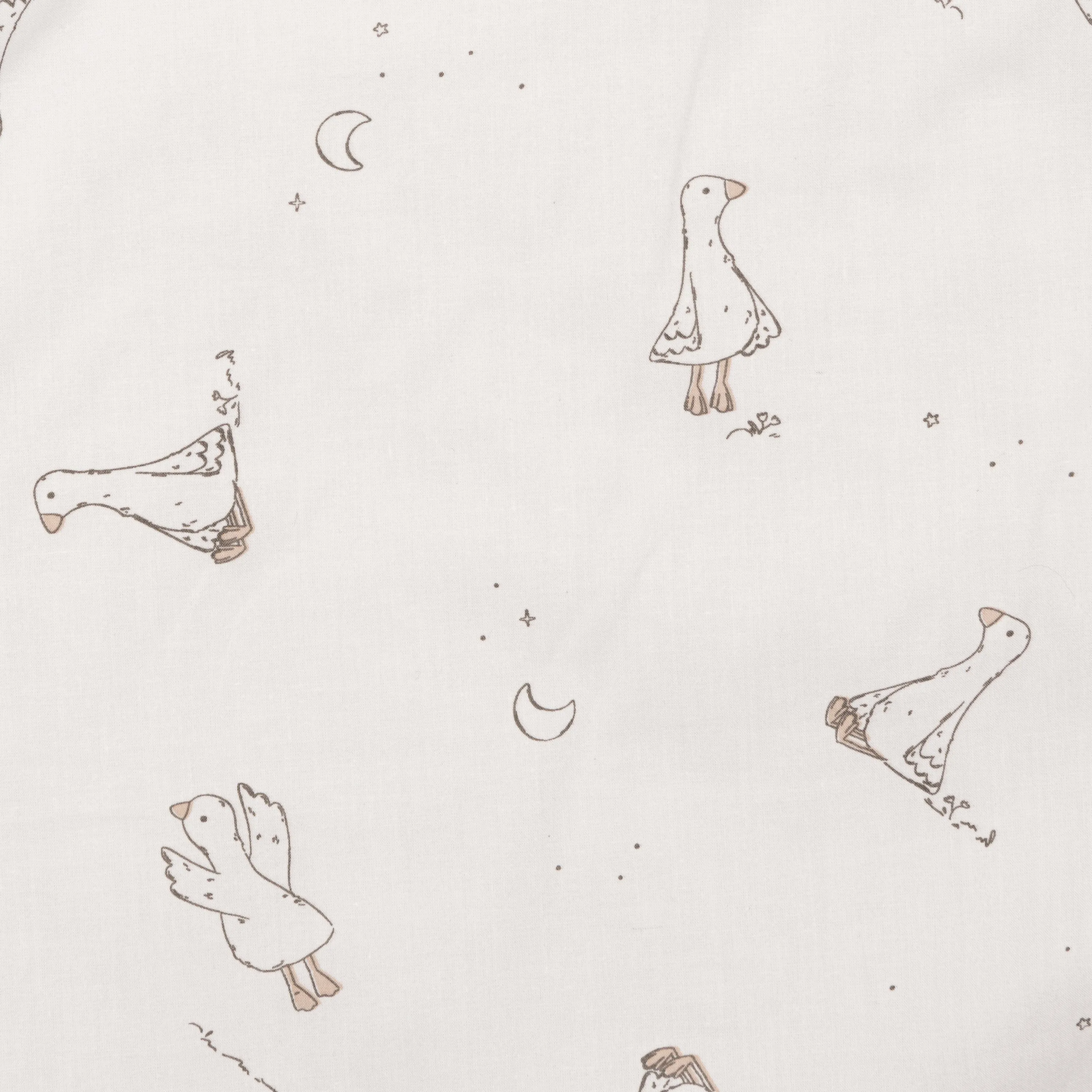 Crib flat sheet - Goose