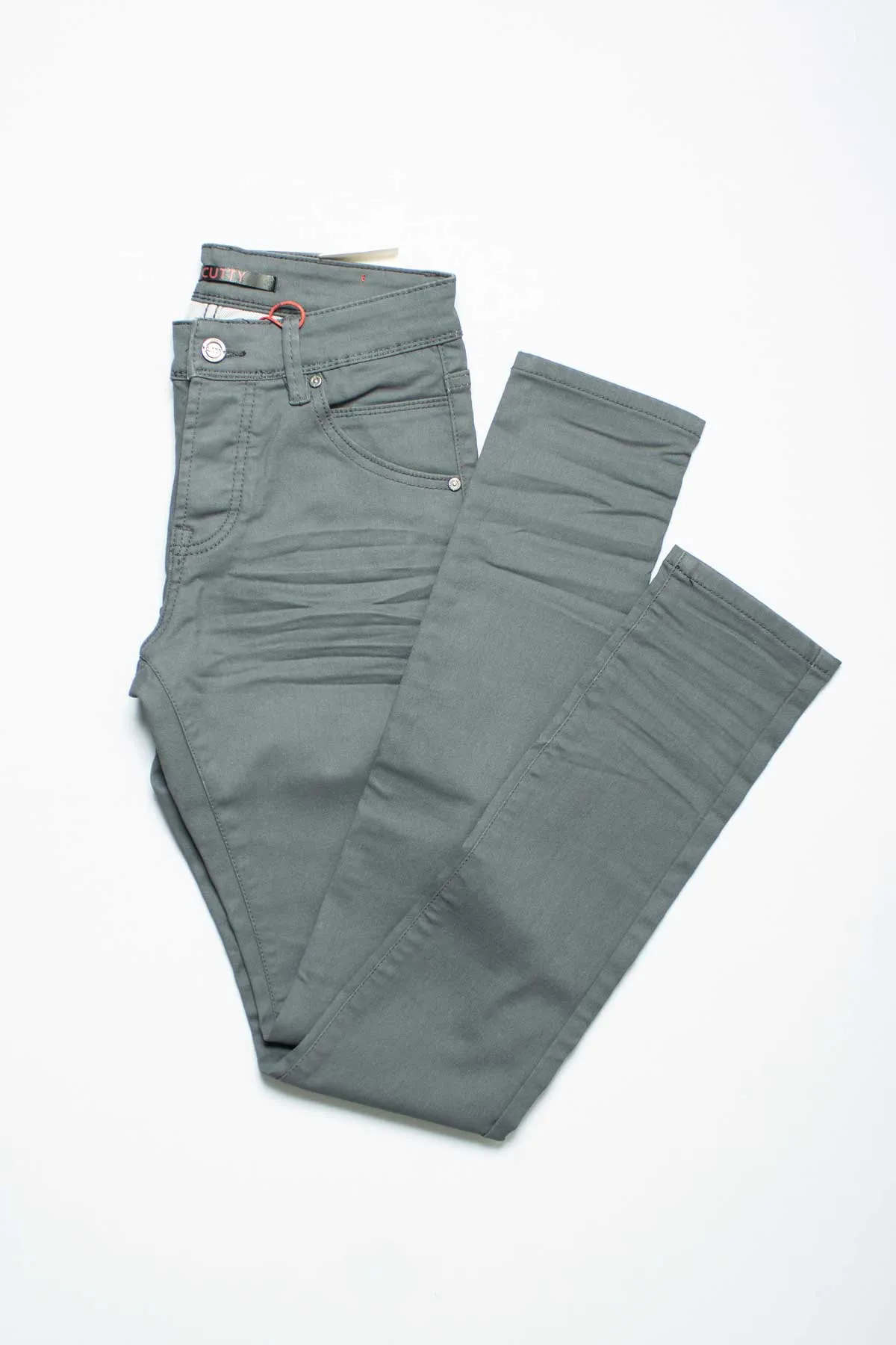 Cutty Grey Denim Coated Jeans