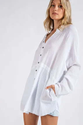 Daydreamer Button Down Tunic Top