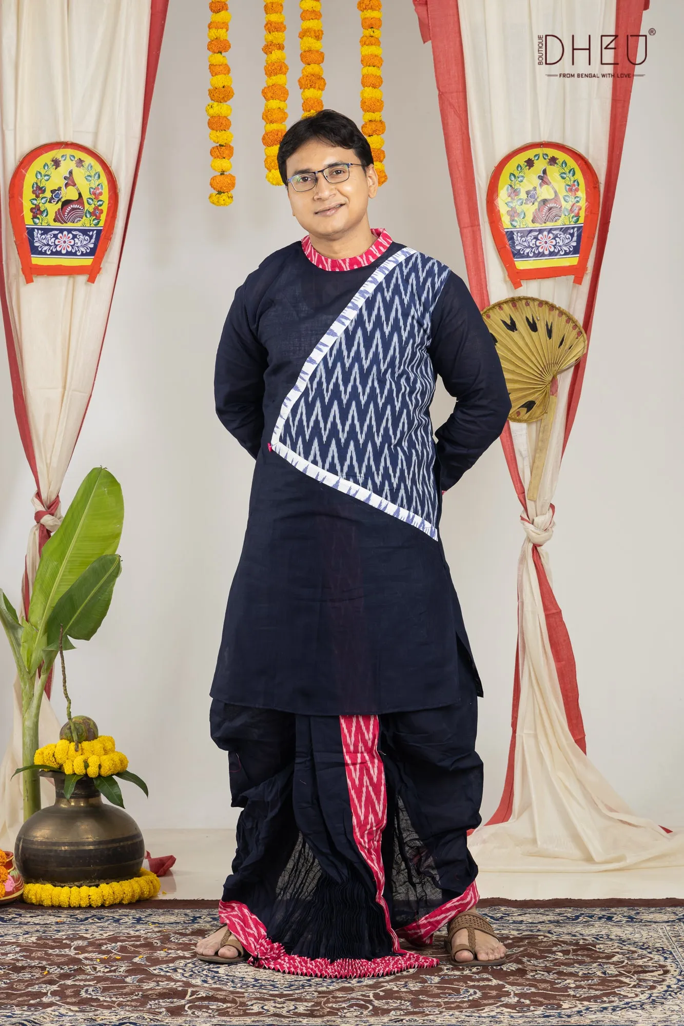 Dheu Exclusive - Designer Kurta-Dhoti(Optional) Set