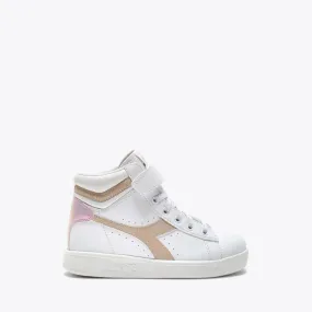 DIADORA SNEAKERS GAME P HIGH GIRL PS BIANCO-BEIGE